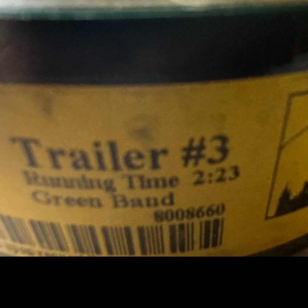 Hannah Montana 35MM Movie Film Stock Trailer #3 Green Band Rare